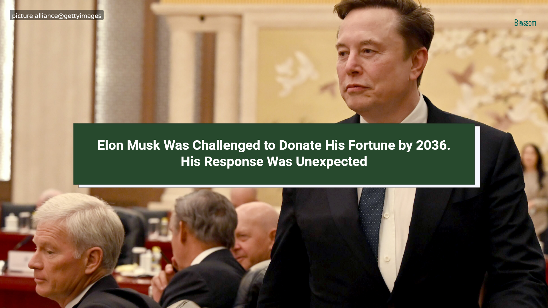 Elon Musk was challenged to donate his fortune by 2036. His response ...