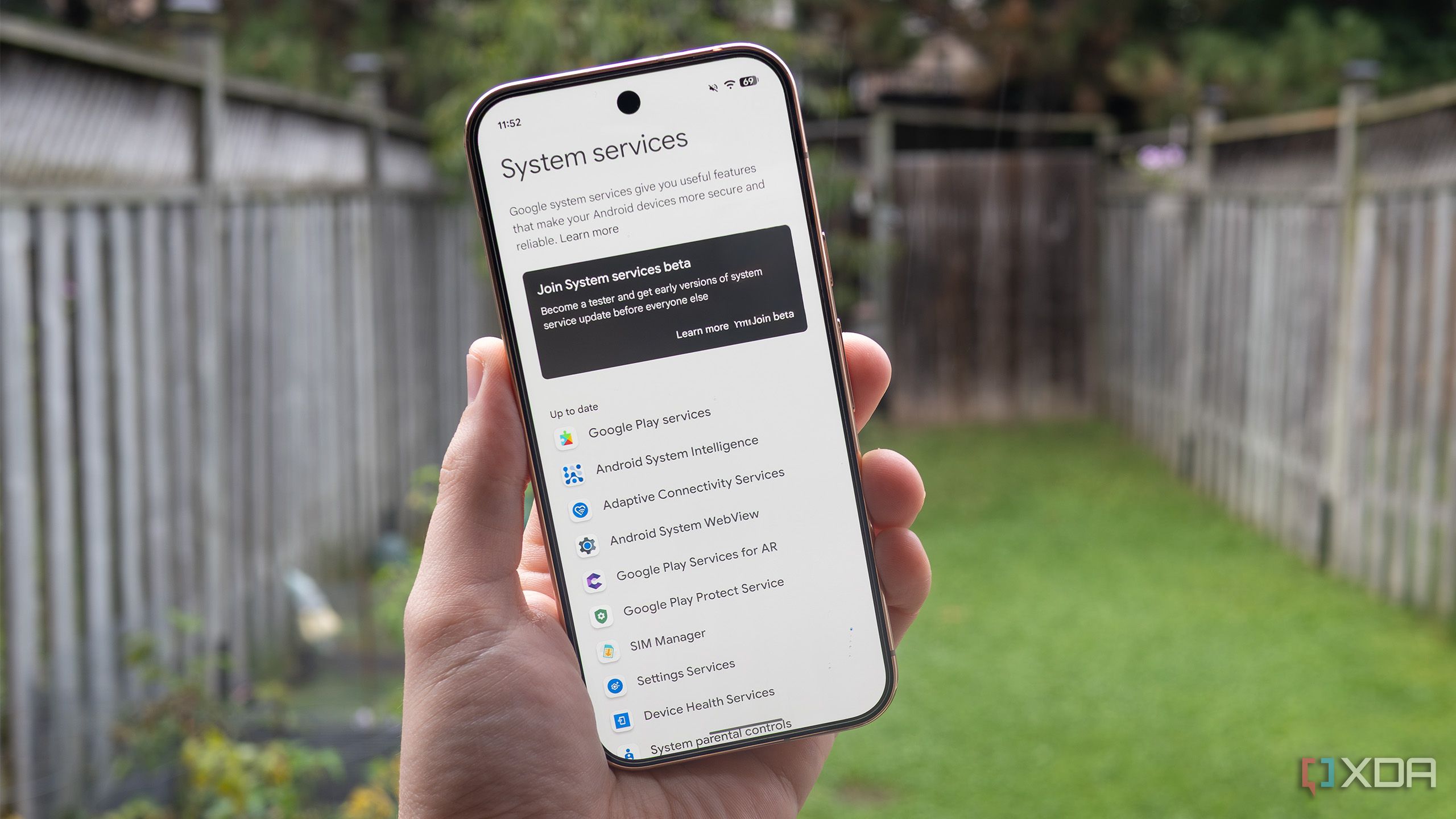I found a hidden Pixel menu that lets me get Google system updates sooner