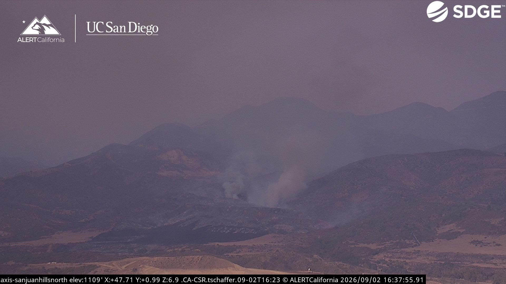 Gibby fire in Orange County halted at 250 acres