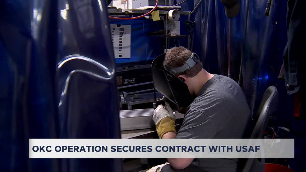 Oklahoma City company wins multi-million contract to build F-16 parts for US Air Force