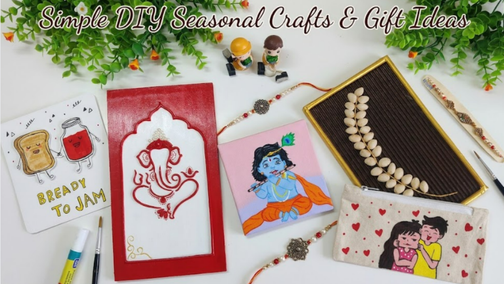 Simple DIY seasonal crafts & gift ideas