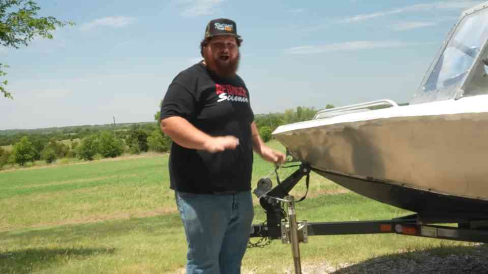 He spent months building a supercharged jet boat... then came the first ...