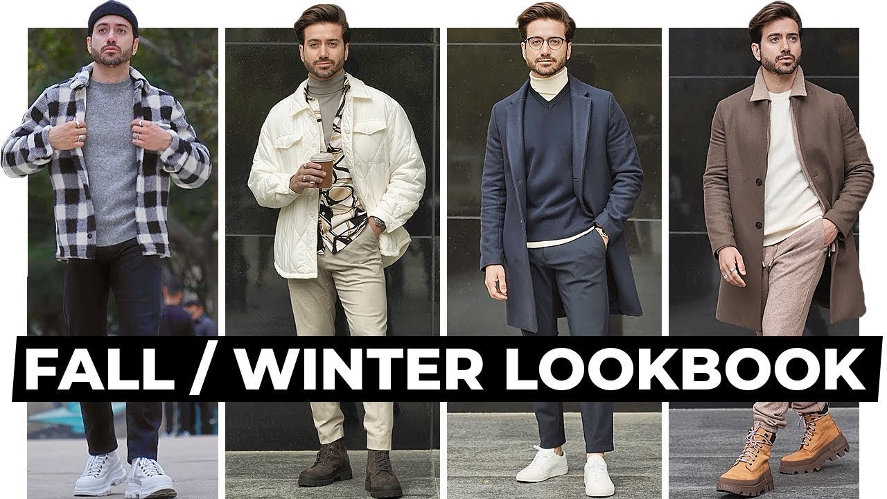 4 stylish fall / winter outfits for men | men's fashion & style
