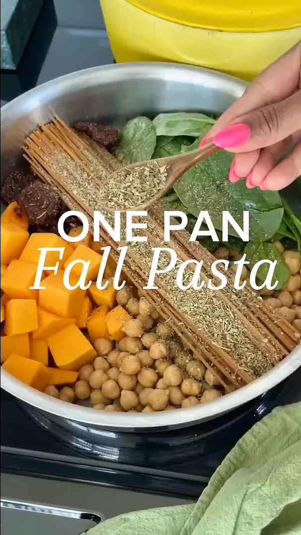 10 minute one pan fall pasta recipe