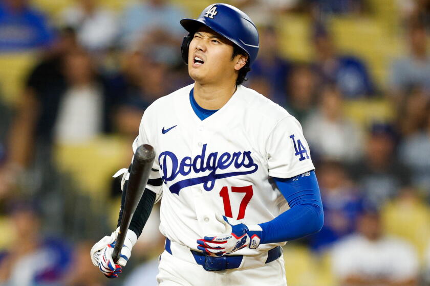 Dave Roberts says things don't look right with Shohei Ohtani, who strikes out four times in loss