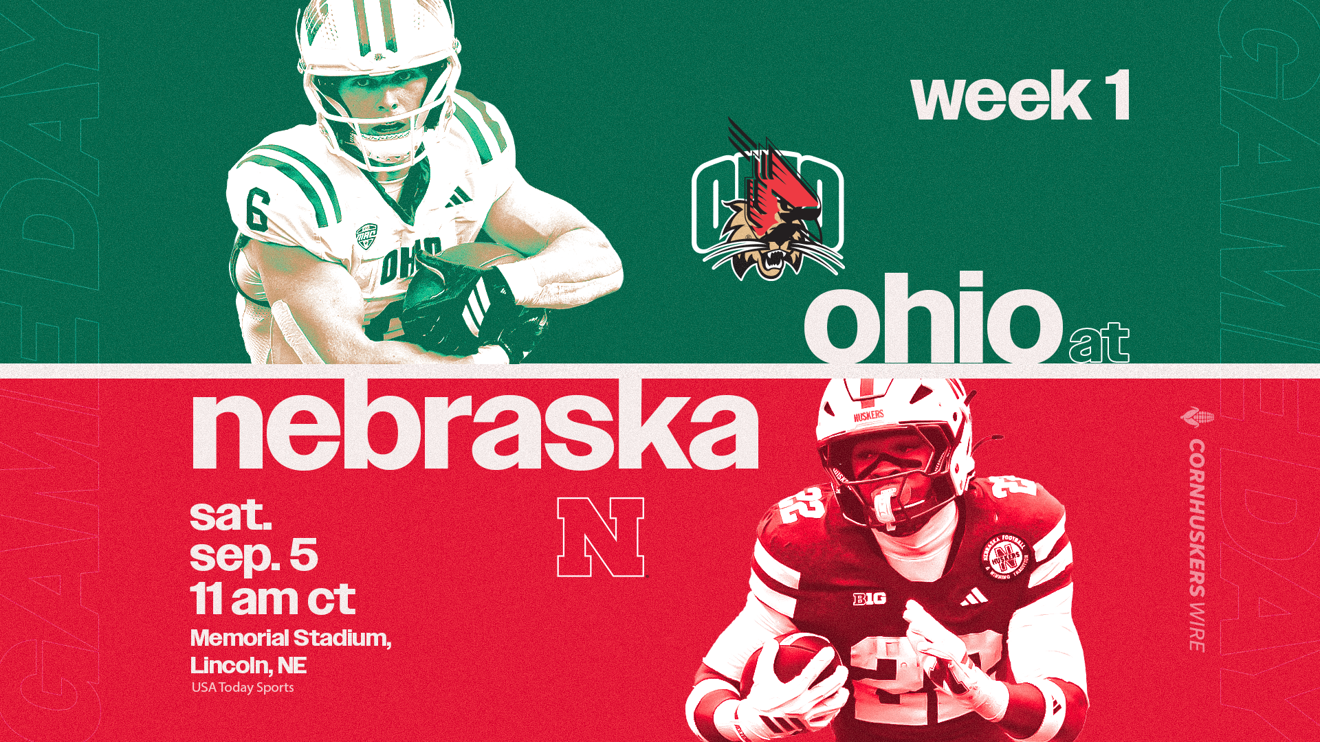 How to watch Nebraska football vs. Ohio: Time, TV channel