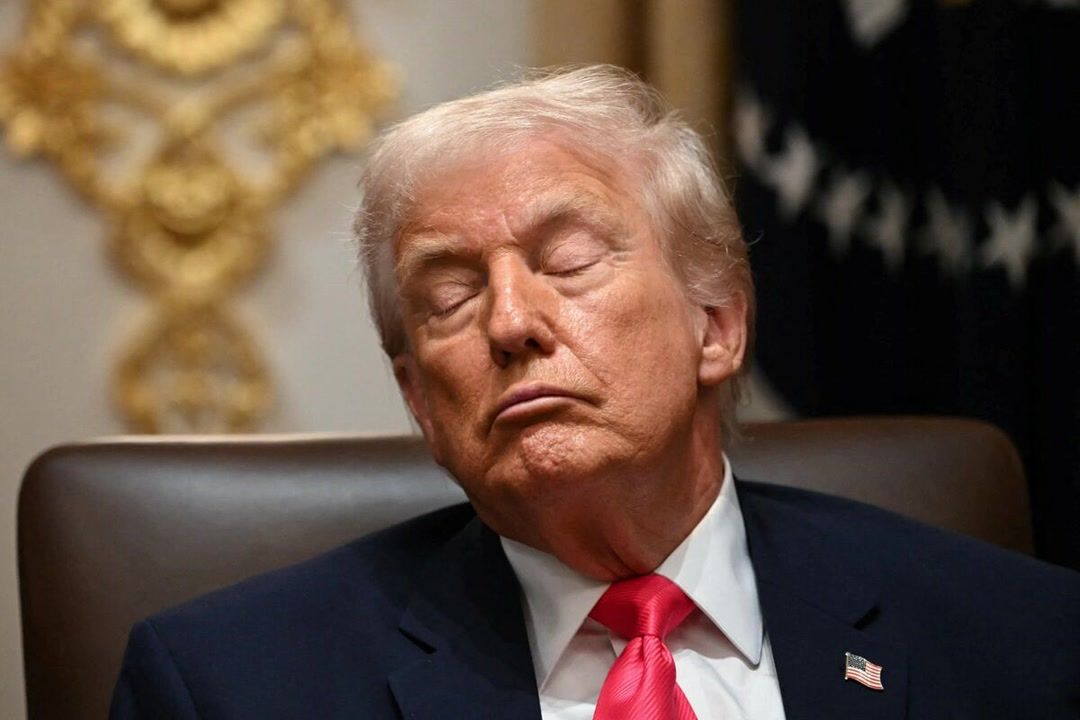 Donald Trump snaps at 'stupid' reporter moments after dozing off live ...