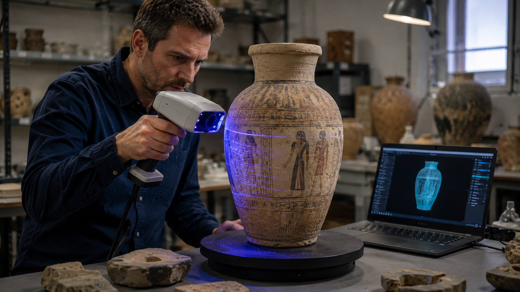 Researchers scanned 5,000-year-old Egyptian vases… what they found ...