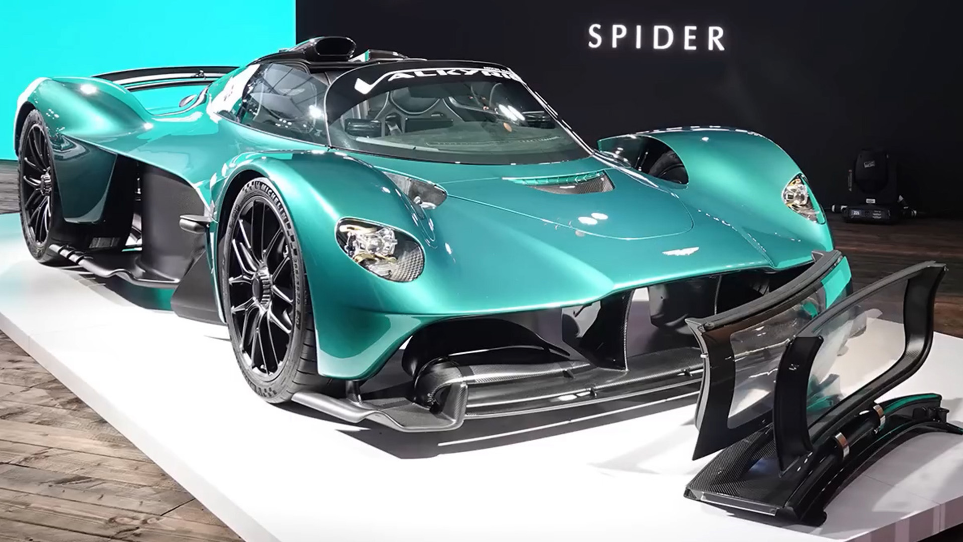 Aston Martin Valkyrie Spider reveals its open cockpit design