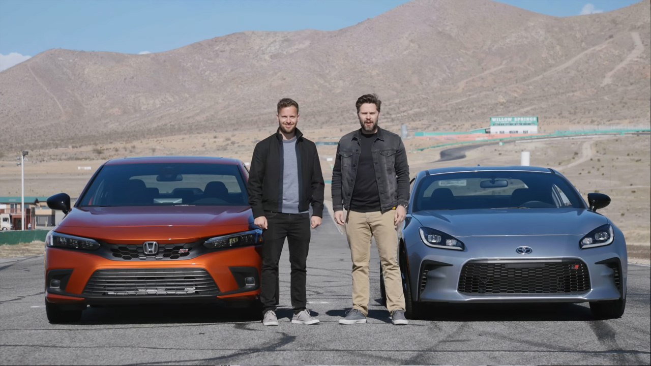 Honda Civic Si faces Toyota GR86 in drag and roll race
