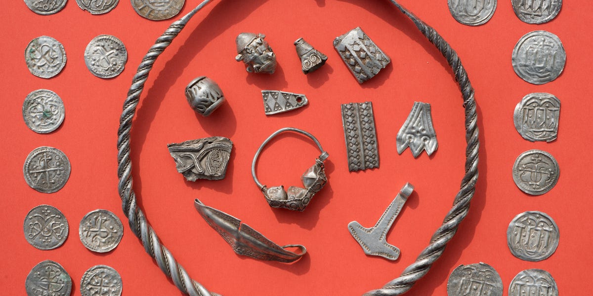 A man was gardening in his yard—and unearthed a massive Viking treasure