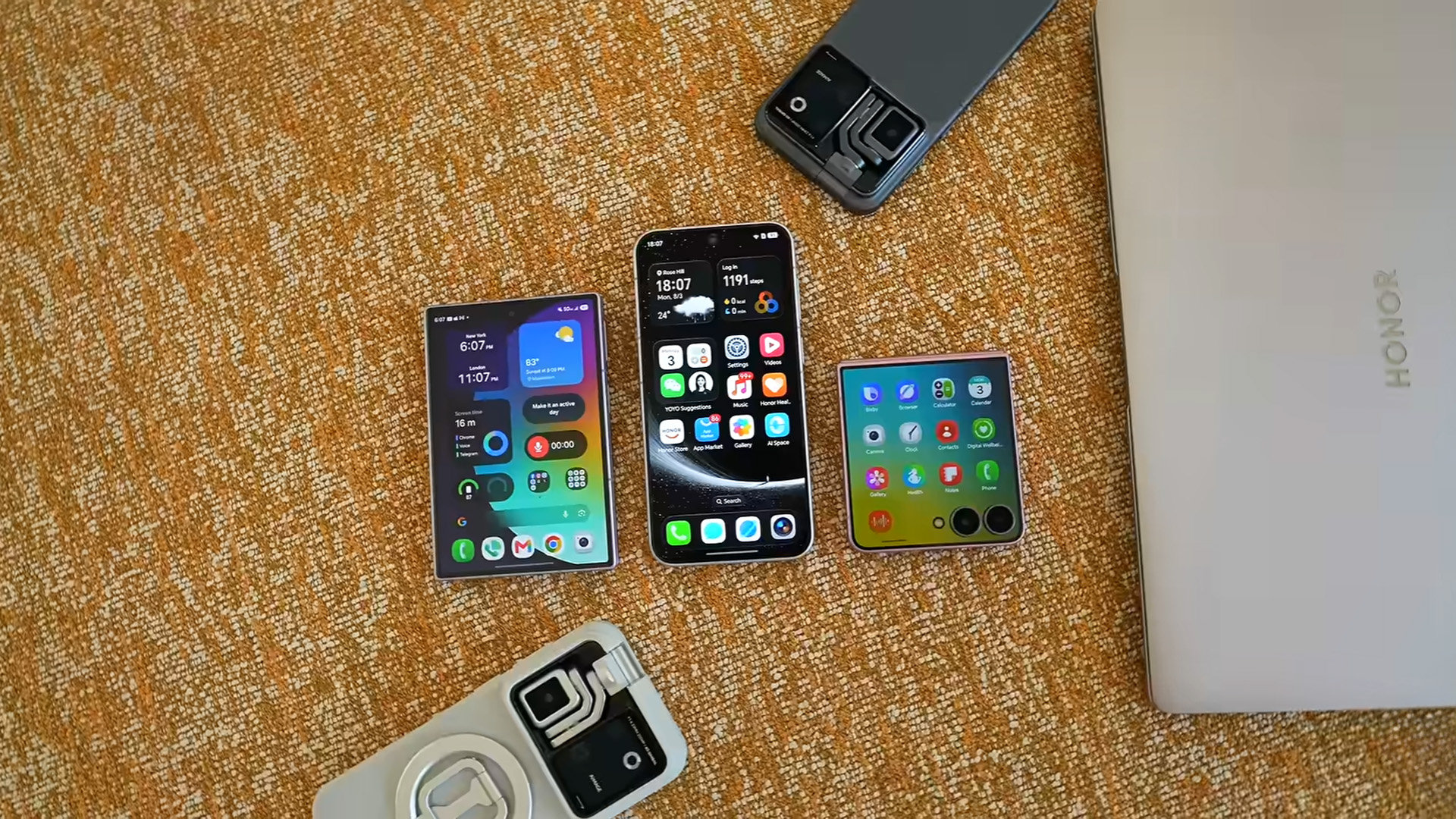 Testing unique robot smartphone and cool tech accessories