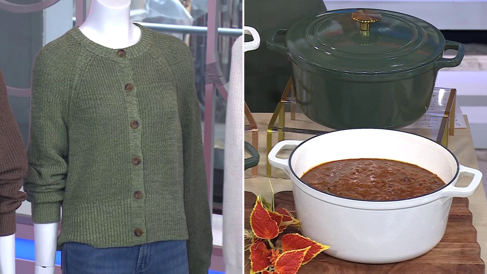 Fresh finds to get ready for the fall: Cardigan, Dutch oven, more