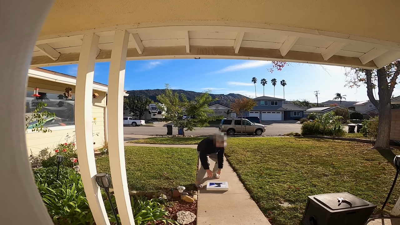 This package thief had no idea we put a tracker inside
