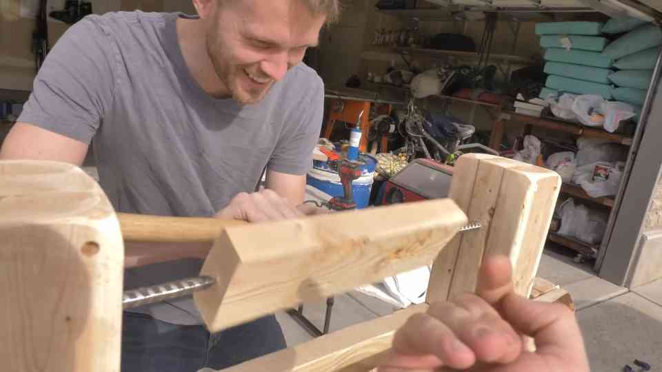 A foot-powered pole lathe actually worked