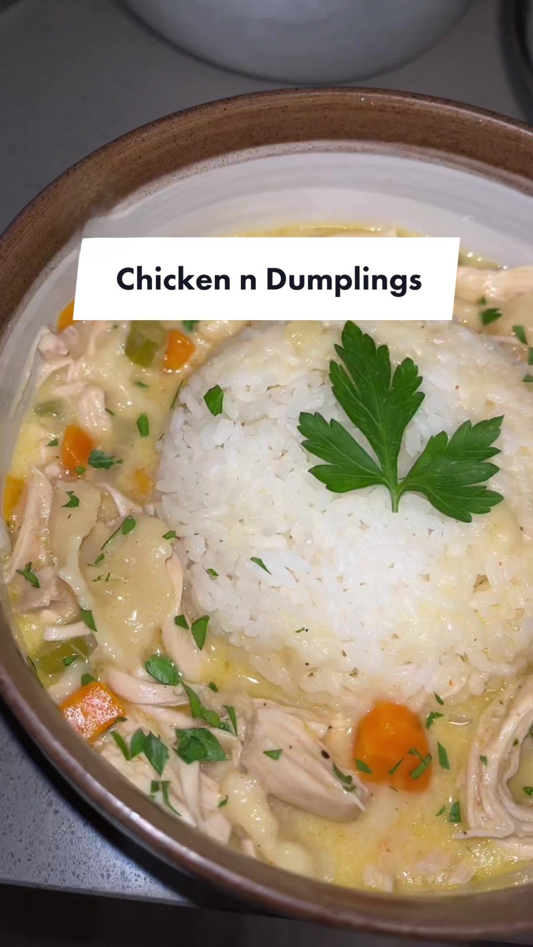 Elevating classic Southern chicken and dumplings