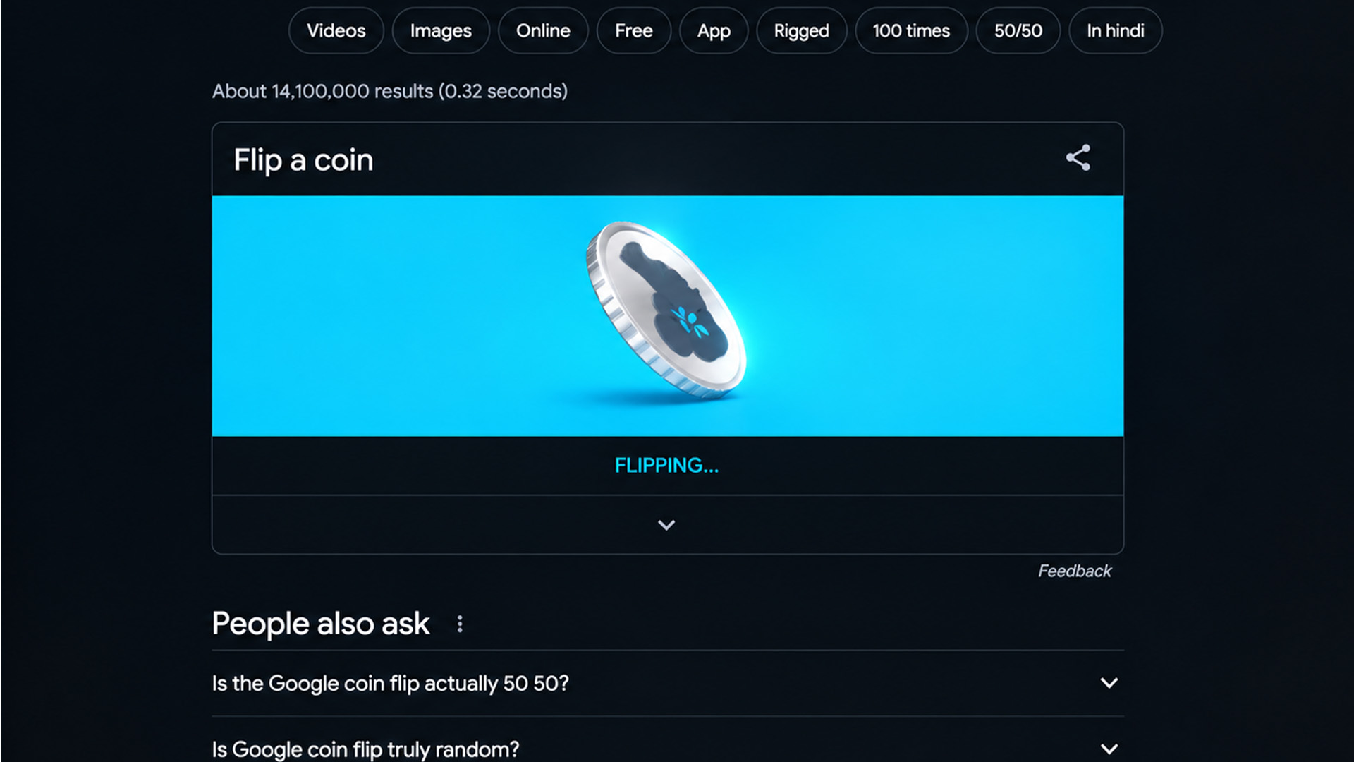 Can you predict Google’s coin flip?