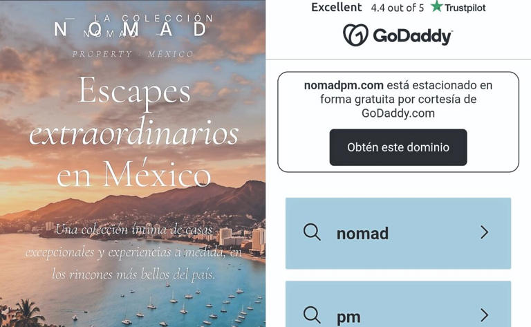 Ayer la página de Nomad estuvo activa hasta las 17:00 horas. Fotos: Especial