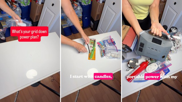 Prepper shares their grid down power plan for outages, from candles to ...