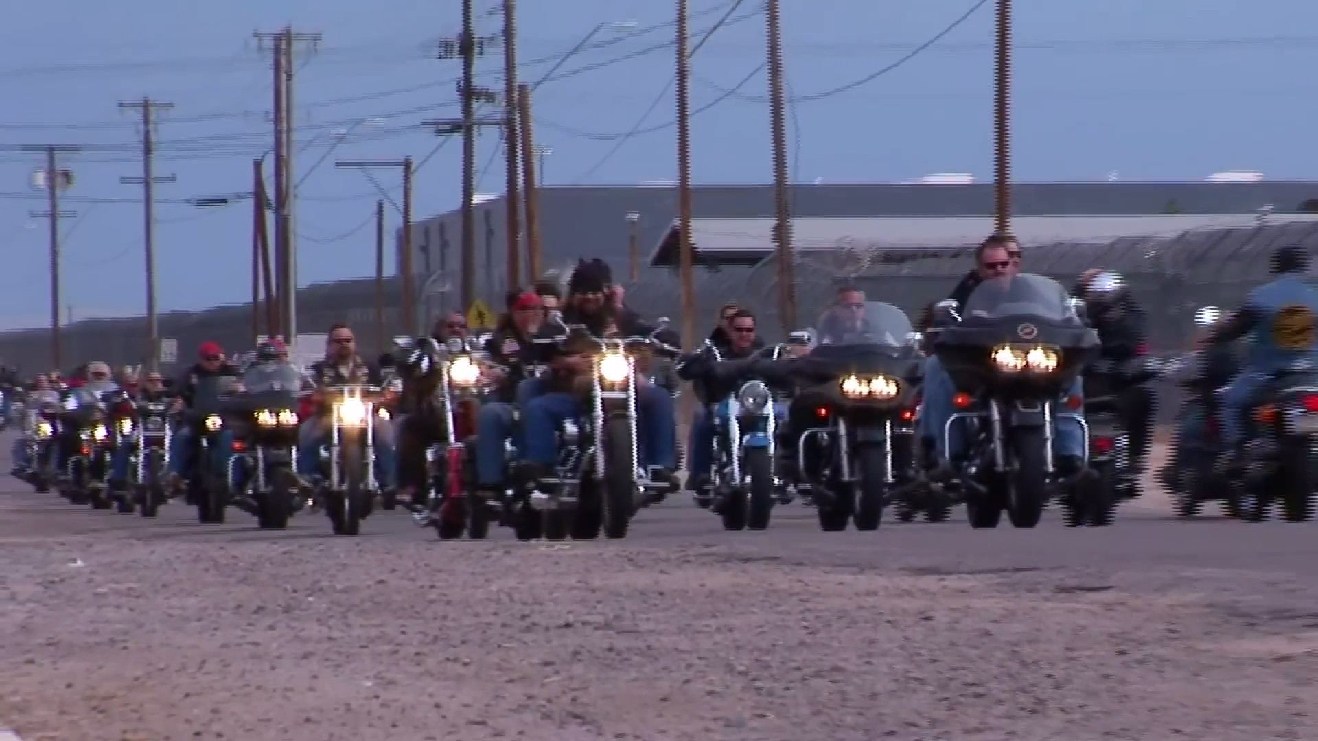 Hells Angels encounter police