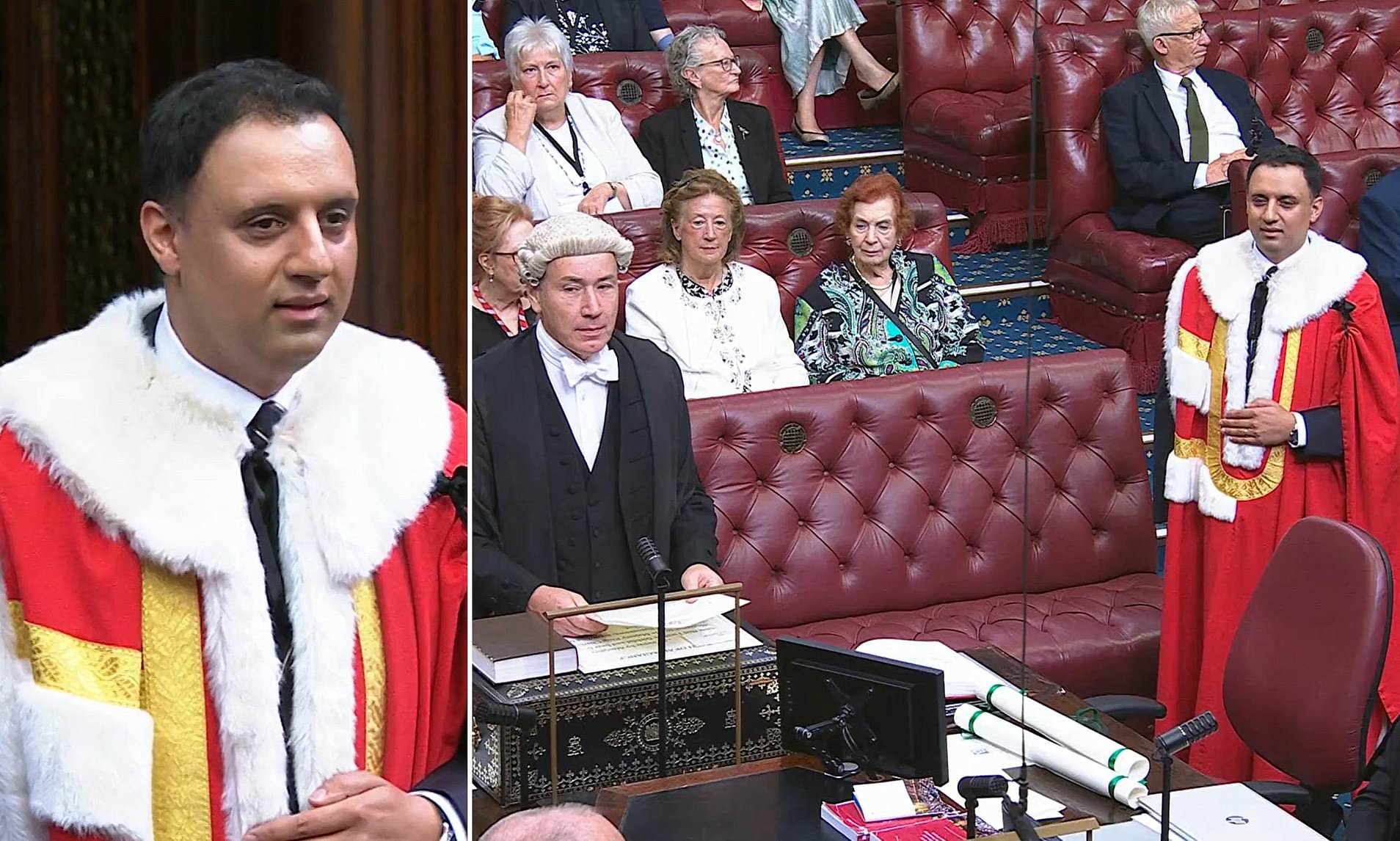 Anas Sarwar takes his seat in House of Lords despite having called for it to be abolished