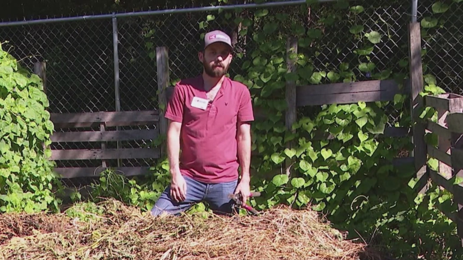 Turn your old garden into compost to prepare for the fall growing season