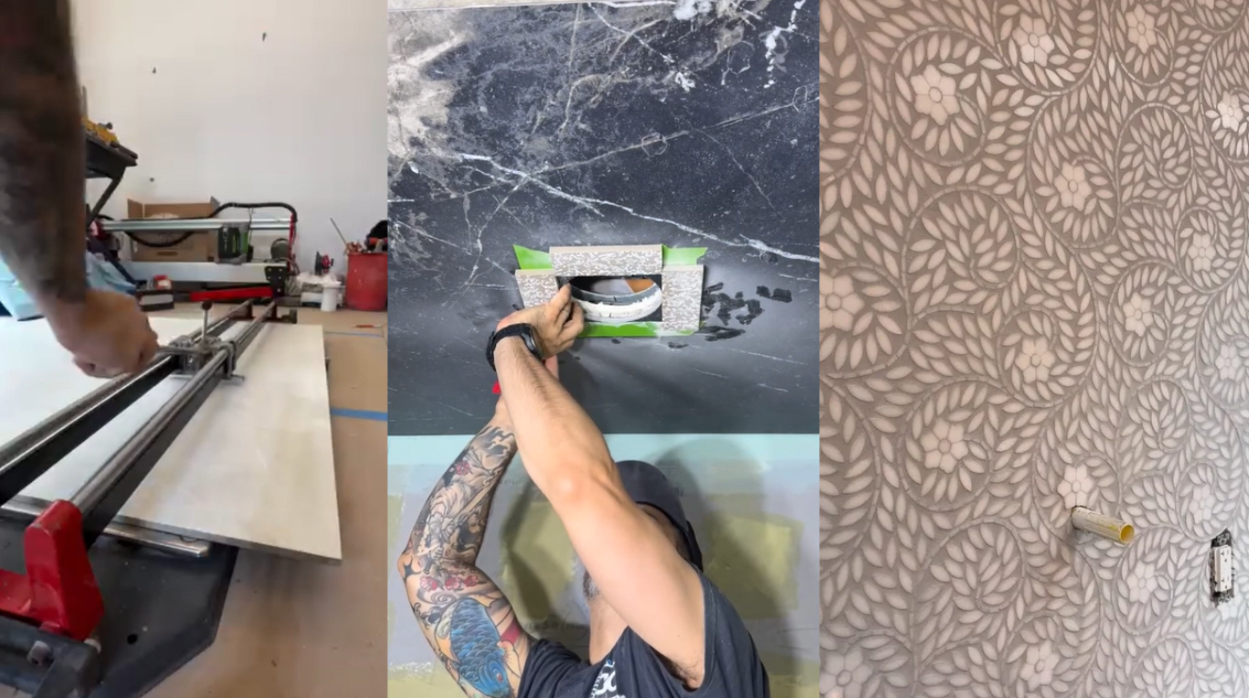 Advanced tile installation techniques and finished results