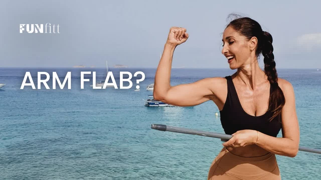 I don't want this part of my arm to sag | 5 at-home exercises with a stick