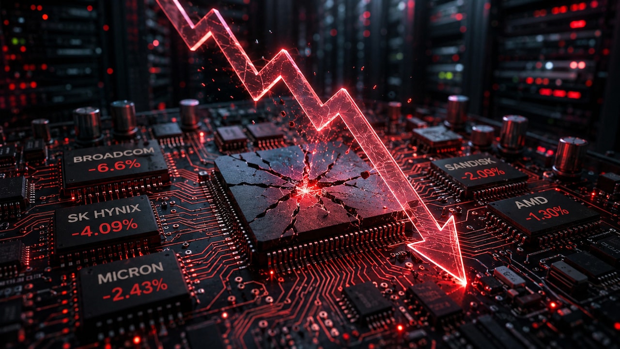 Chip stocks slide up to 7% as Broadcom's AI forecast fails to impress ...