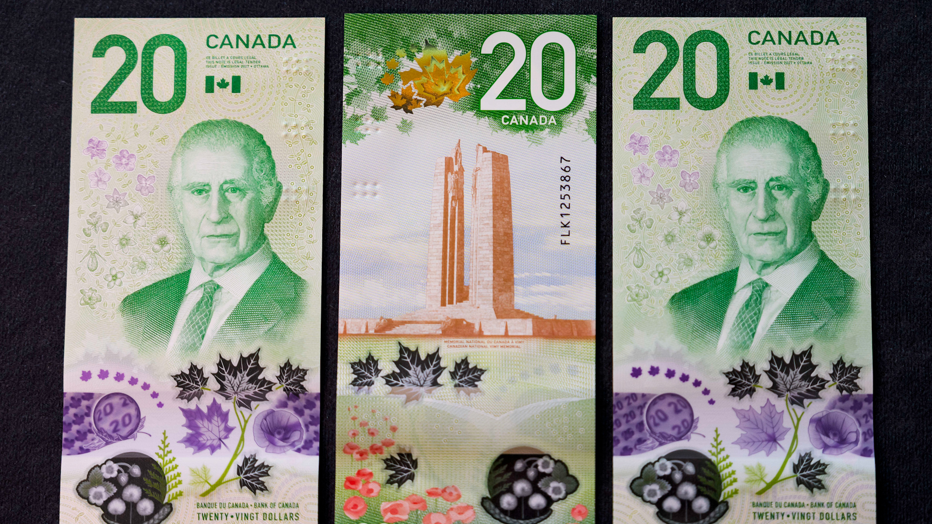 Bank of Canada unveils new $20 notes