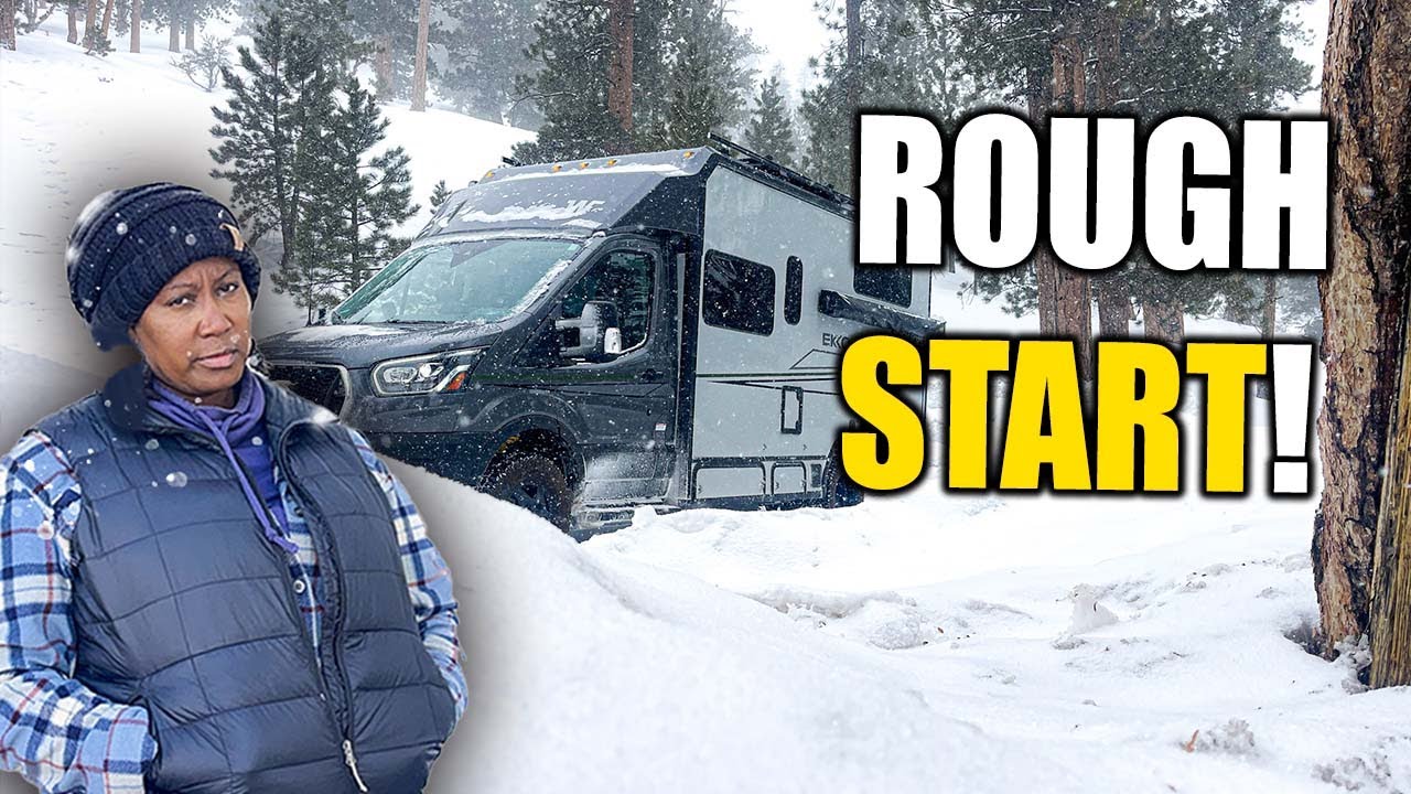Major problems before winter camping in my camper van (RV life)