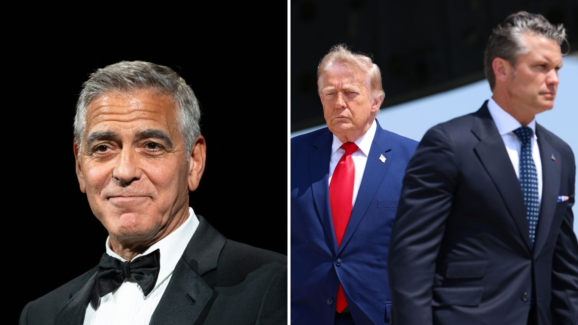 George Clooney rips Trump's America as a government of 