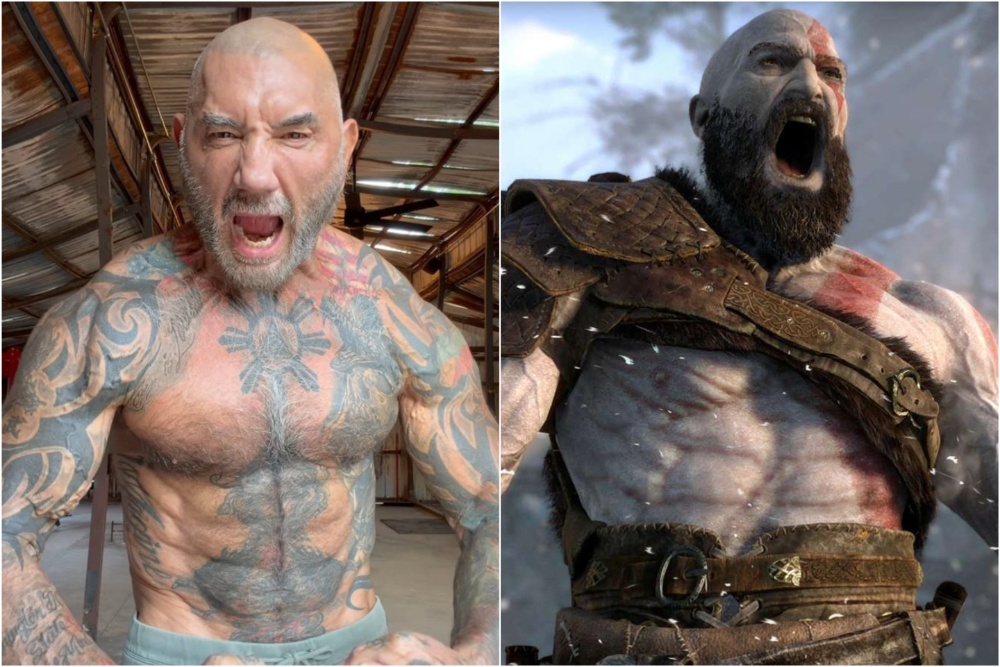 Dave Bautista shows off God of War transformation to play Kratos