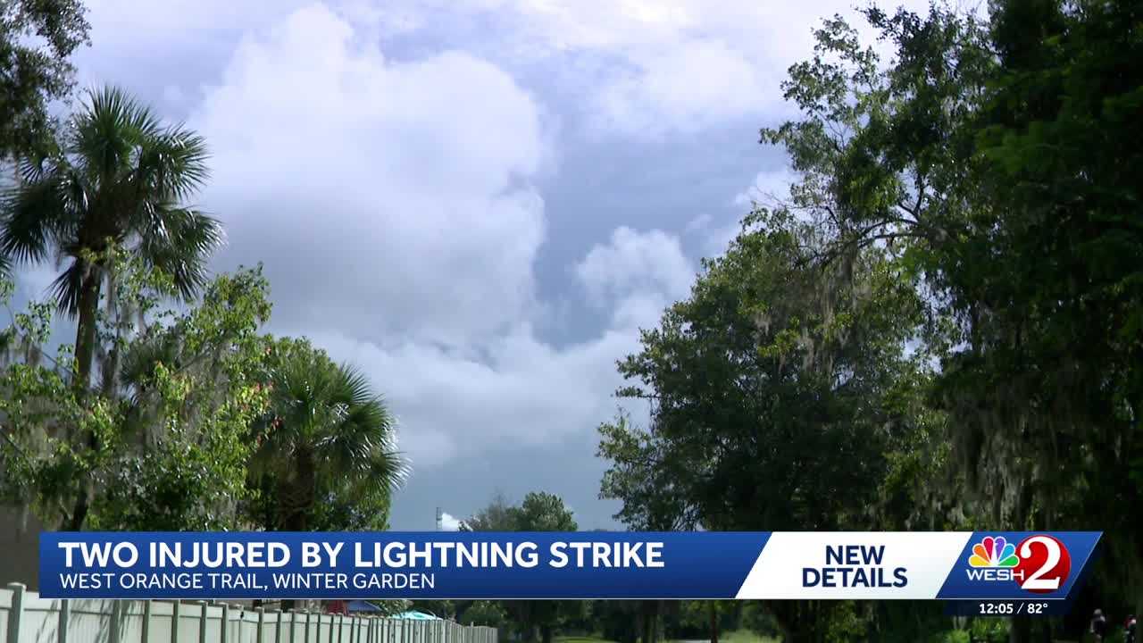 Couple in critical condition after lightning strike on popular Central Florida trail
