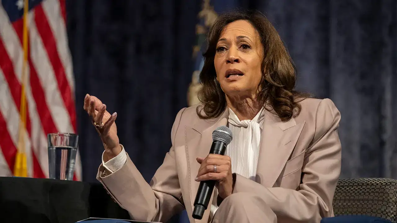 Harris keeps 2028 door open as she hits midterm campaign trail, warns ...