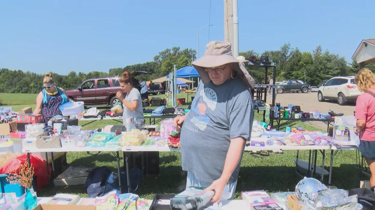 River to River yard sale in southern Illinois this weekend