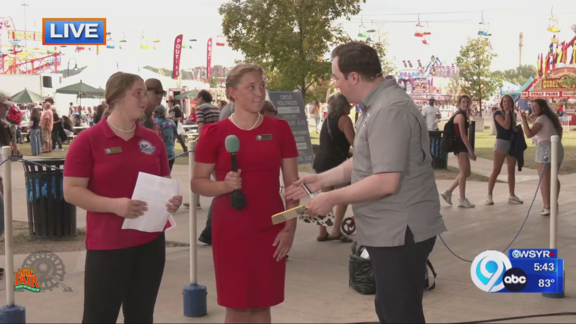 Dairy day trivia at the fair