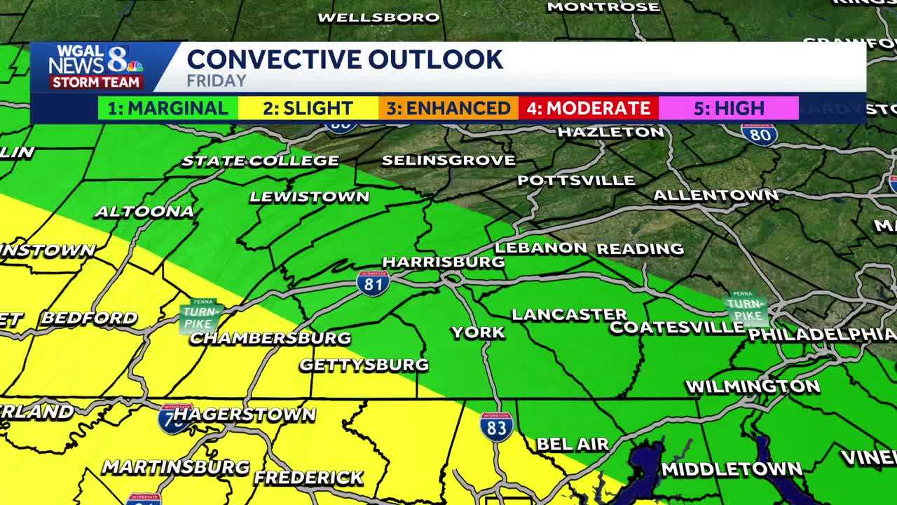 Impact: Another round of storms in the forecast for Friday: See timing, threats