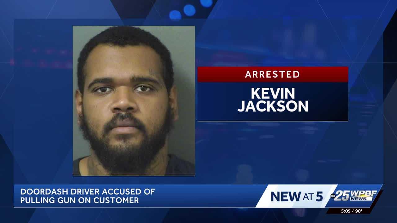 Palm Beach DoorDash driver accused of pulling gun on customer over missing drink