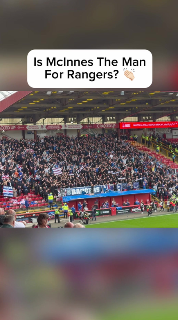 The stadium atmosphere created by passionate Rangers fans