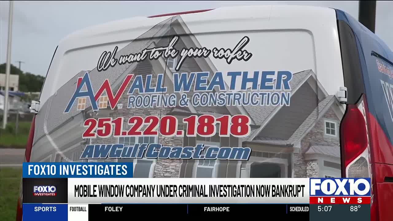 Mobile window company under criminal investigation now bankrupt, owes ...