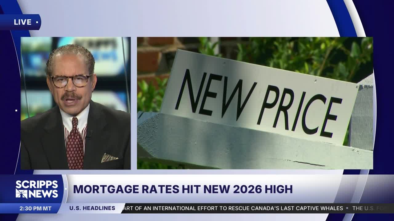 Average rate on a 30-year mortgage climbs to highest level in 13 months