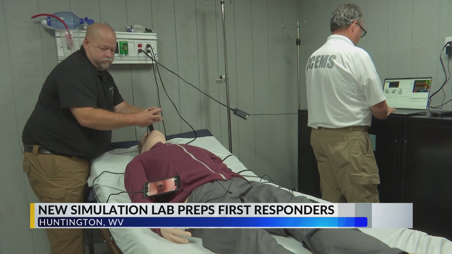 Cabell County's new simulation lab helps first responders train