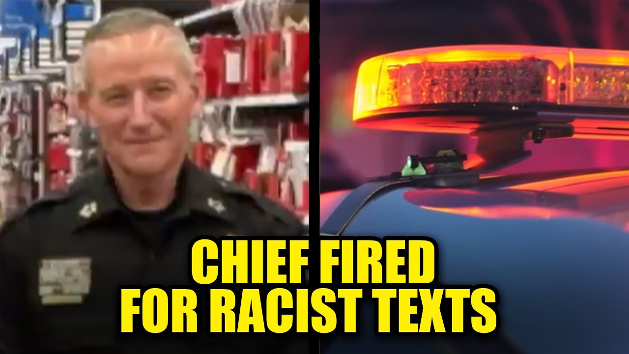 Police chief tries to resign, gets fired for racist texts