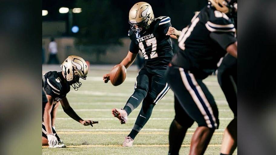 California high school football kicker breaks FG record in second-ever game
