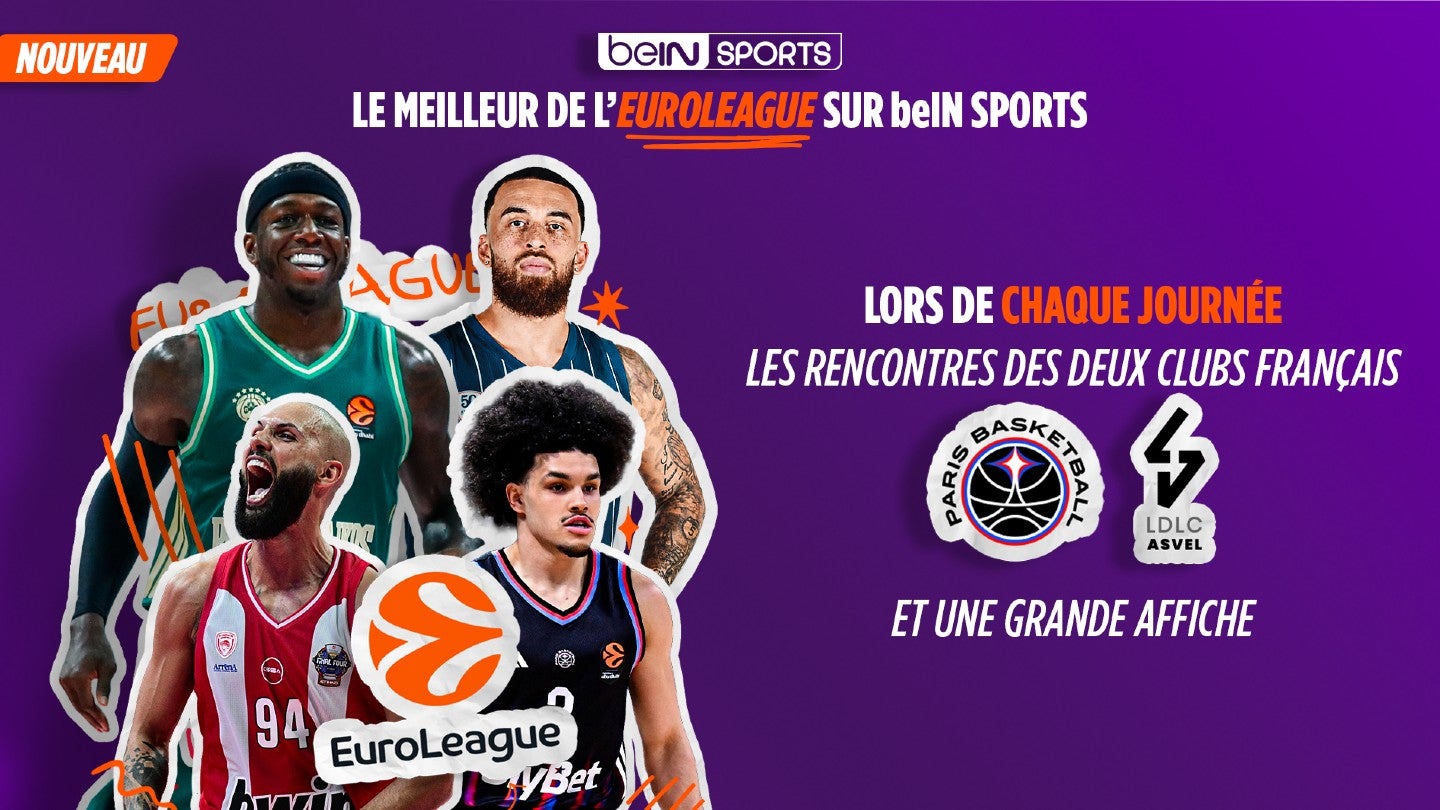 EuroLeague returns to beIN in France after Skweek termination