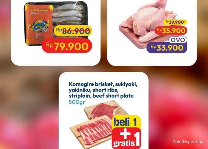 Promo JSM Hypermart weekend 23-26 Oktober 2026, beef saikoro harga spesial
