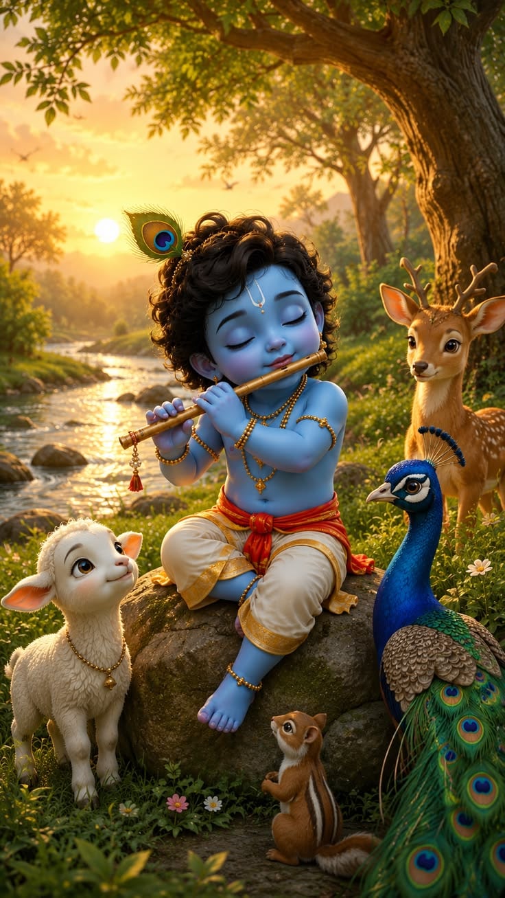 <a>Live with Unwavering Devotion and Faith:</a> Surrendering your worries to a higher purpose brings supreme tranquility. True devotion (Bhakti) instills a profound sense of security, reminding you that you are never truly alone and that divine guidance supports you through every trial. (Image: Pinterest)