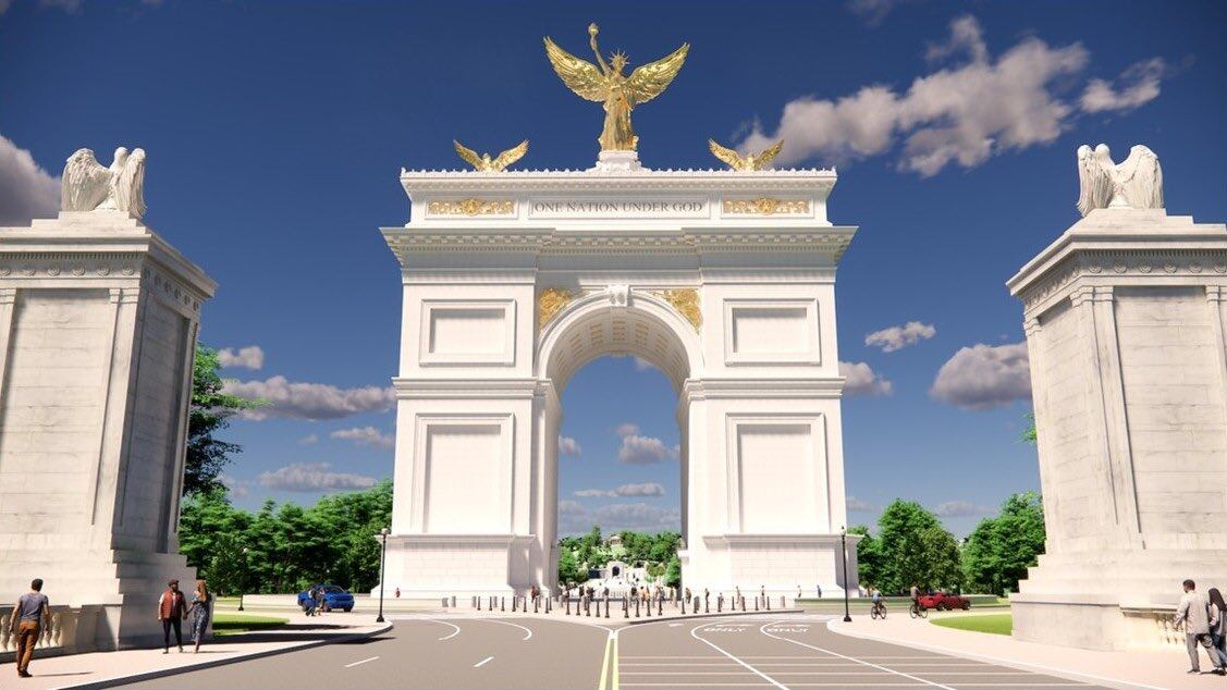 Construction to begin on 'Arc de Trump' in Washington