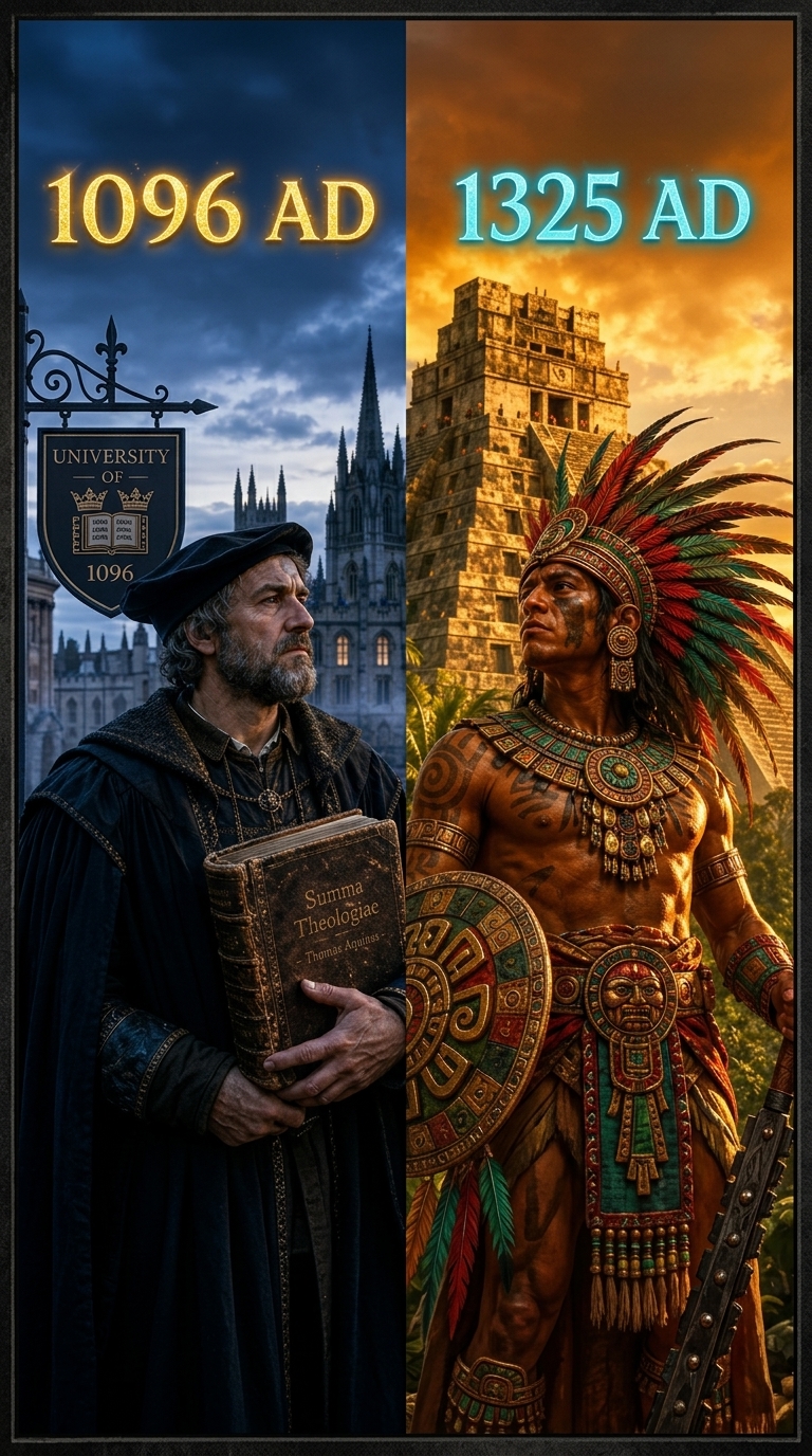 Did you know Oxford University is older than the Aztec Empire? 🤯